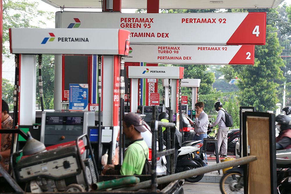 Pemerintah Setujui Pencampuran Etanol 10% Berlaku 2026 Pemerinta menyetujui pencampuran etanol pada BBM. (BeritaNasional/Elvis Sendouw)