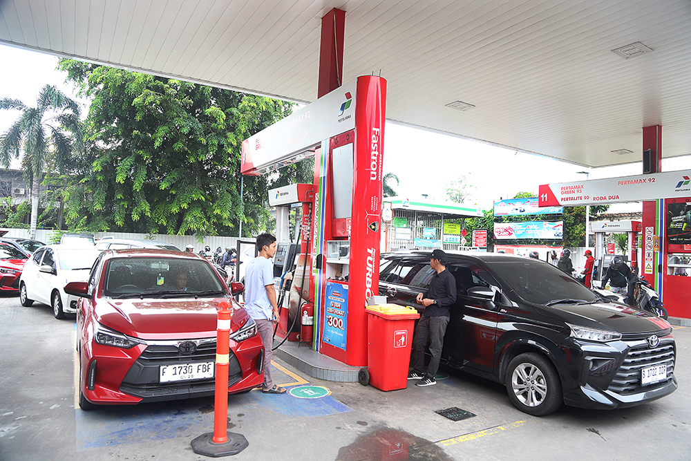 Pemerintah Setujui Pencampuran Etanol 10% Berlaku 2026 Pemerinta menyetujui pencampuran etanol pada BBM. (BeritaNasional/Elvis Sendouw)