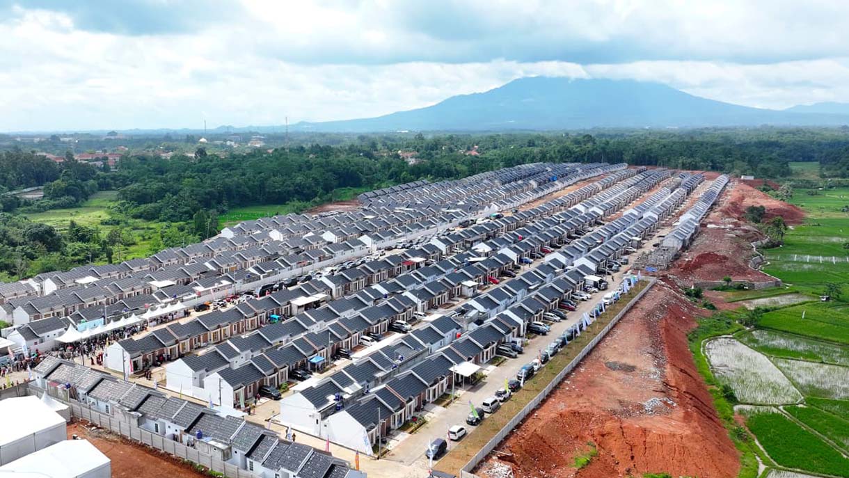Perumahan subsidi di Pondok Banten Indah, Kota Serang, Banten, Sabtu (20/12/2025).  (Biro Setpres)