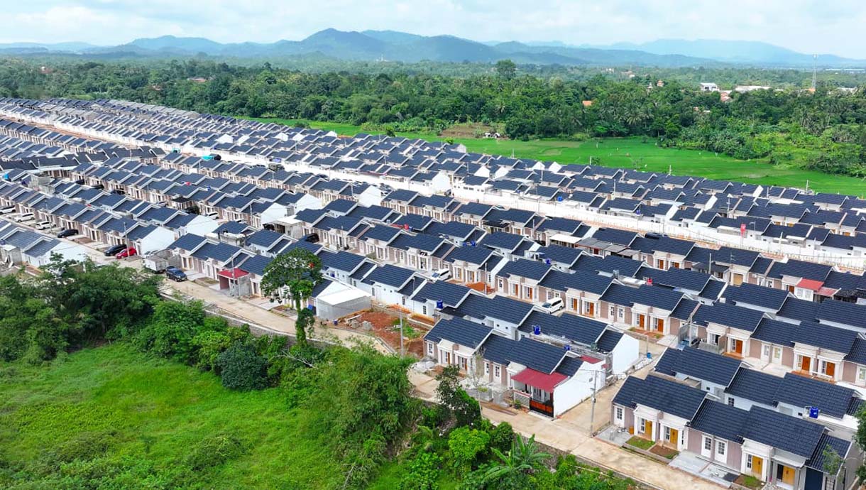Perumahan subsidi di Pondok Banten Indah, Kota Serang, Banten, Sabtu (20/12/2025).  (Biro Setpres)