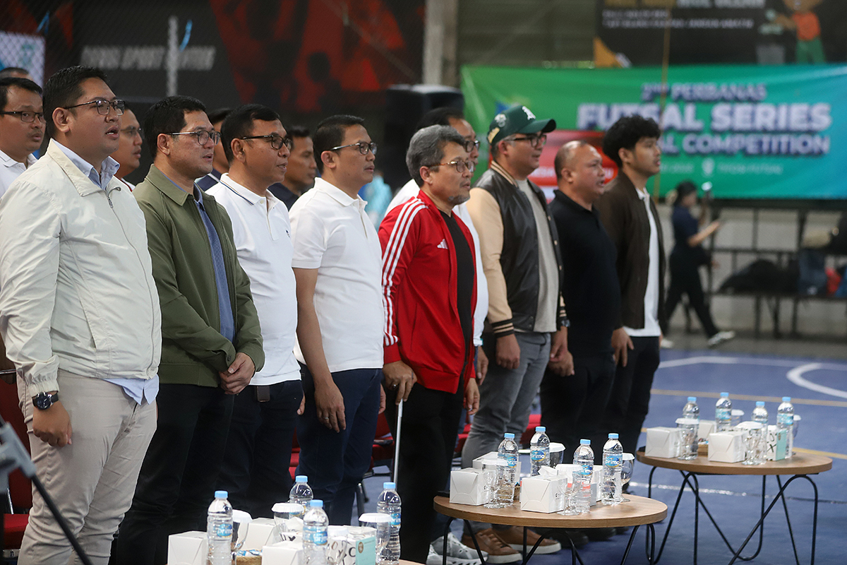 Perbanas Institute resmi menggelar turnamen “Perbanas Futsal Series II Nasional Competition” sebagai bagian dari rangkaian Dies Natalis ke-57. (BeritaNasional/Elvis Sendouw)