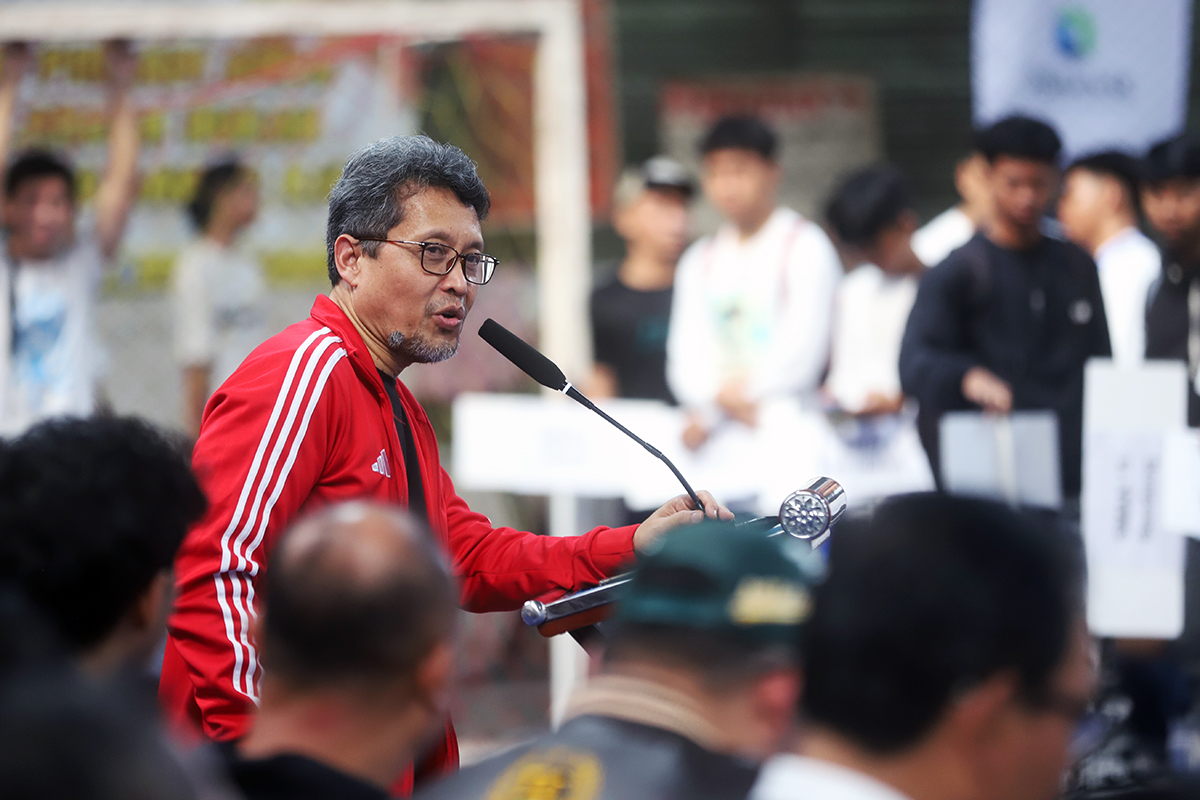Perbanas Institute resmi menggelar turnamen “Perbanas Futsal Series II Nasional Competition” sebagai bagian dari rangkaian Dies Natalis ke-57. (BeritaNasional/Elvis Sendouw)