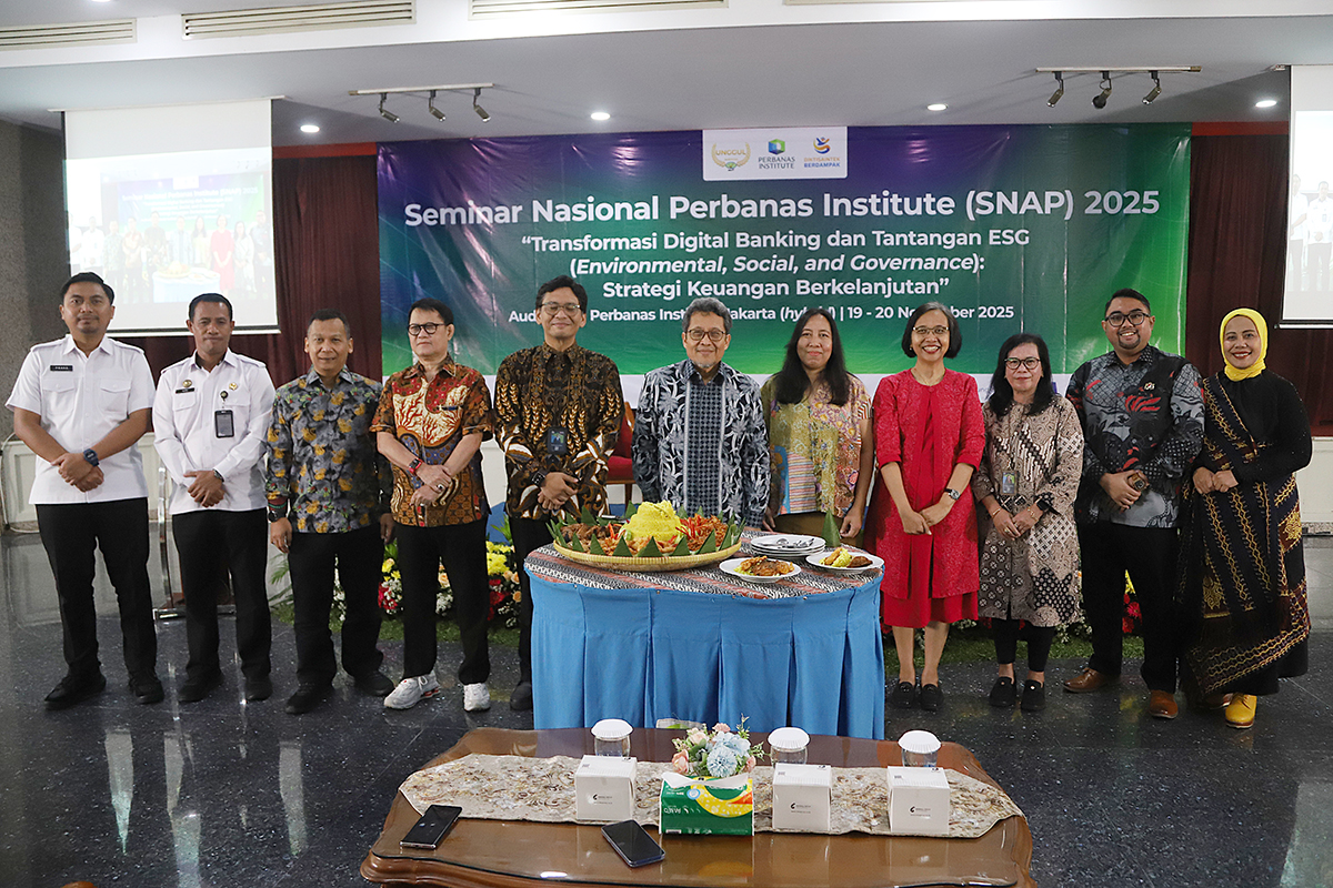 Syukuran pencapaian Perbanas Institute resmi meraih Akreditasi Unggul dari Badan Akreditasi Nasional Perguruan Tinggi (BAN-PT). (BeritaNasional/Elvis Sendouw)