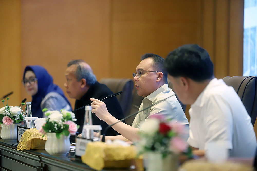 Pimpinan DPR RI terima audiensi perwakilan buruh KASBI. (BeritaNasional/Elvis Sendouw)