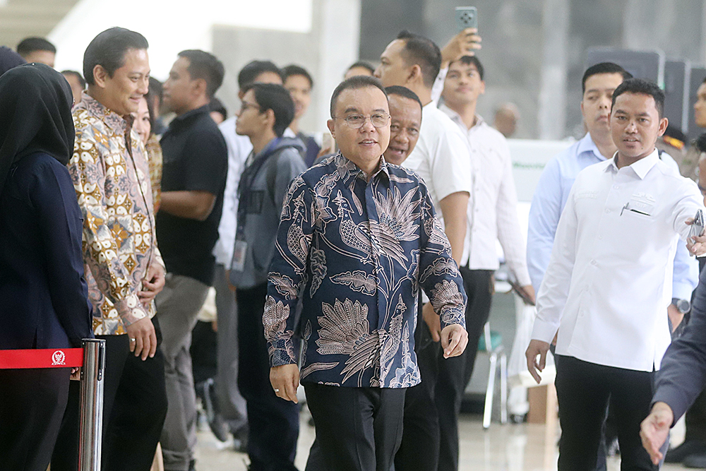 Pimpinan DPR bersama pemerintah gelar rapat koordinasi bahas ekonomi nasional. (BeritaNasional/Elvis Sendouw)