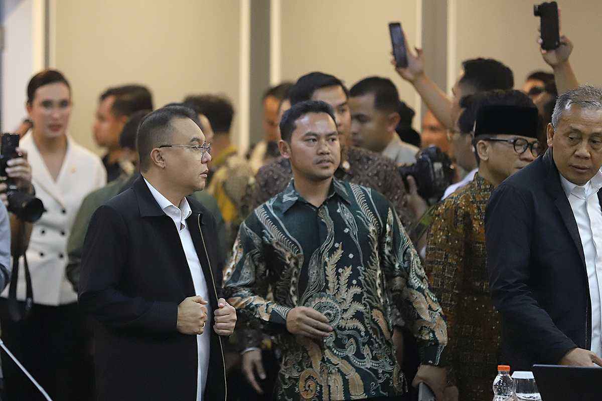 Pimpinan DPR Terima Audiensi KPA Pimpinan DPR menerima audiensi Konsorsium Pembaruan Agraria (KPA) di Kompleks Parlemen, Senayan, Jakarta, Rabu (24/9/2025). (BeritaNasional/Elvis Sendouw)