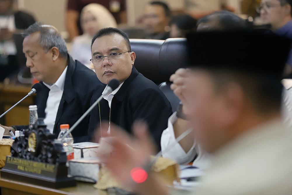Pimpinan DPR Terima Audiensi KPA Pimpinan DPR menerima audiensi Konsorsium Pembaruan Agraria (KPA) di Kompleks Parlemen, Senayan, Jakarta, Rabu (24/9/2025). (BeritaNasional/Elvis Sendouw)