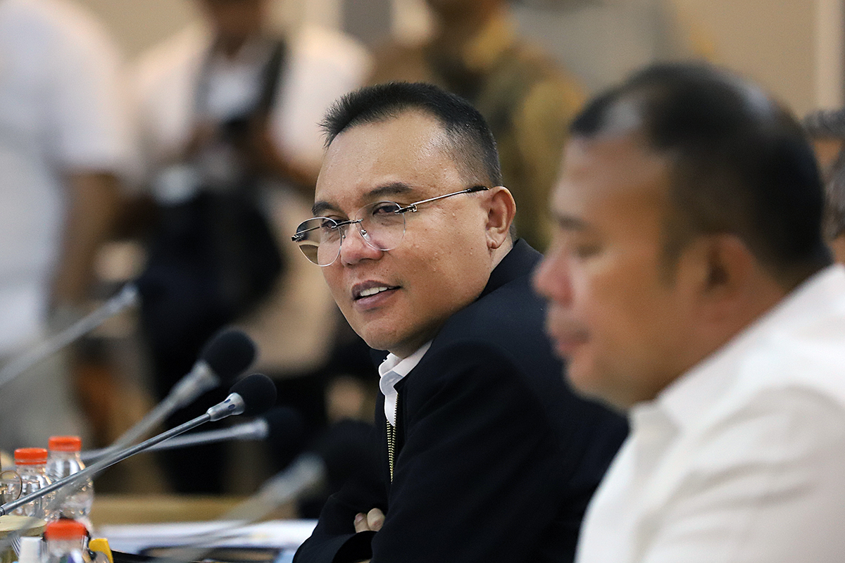 Pimpinan DPR menerima audiensi Konsorsium Pembaruan Agraria (KPA) di Kompleks Parlemen, Senayan, Jakarta, Rabu (24/9/2025). (BeritaNasional/Elvis Sendouw)