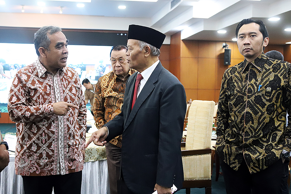 Rapat Pimpinan MPR. (BeritaNasional/Elvis Sendouw)