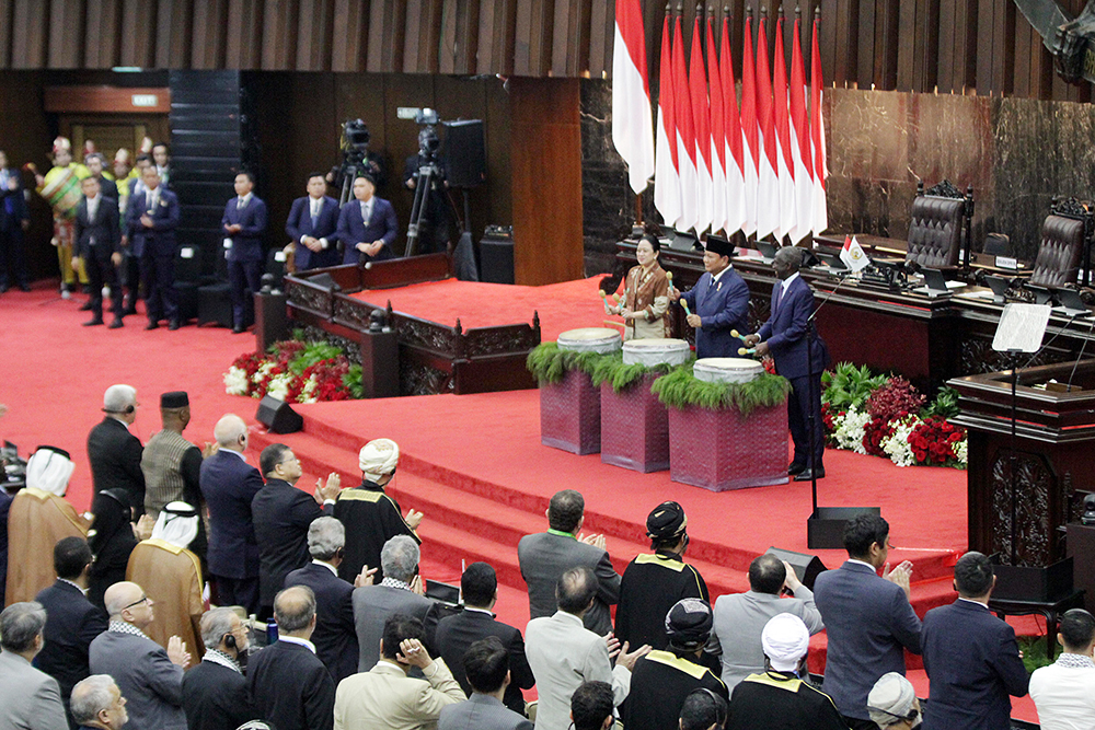 Presiden Prabowo Subianto Buka Konferensi Ke-19 PUIC Presiden RI Prabowo Subianto membuka Konferensi Ke-19 PUIC. (BeritaNasional/Elvis Sendouw)