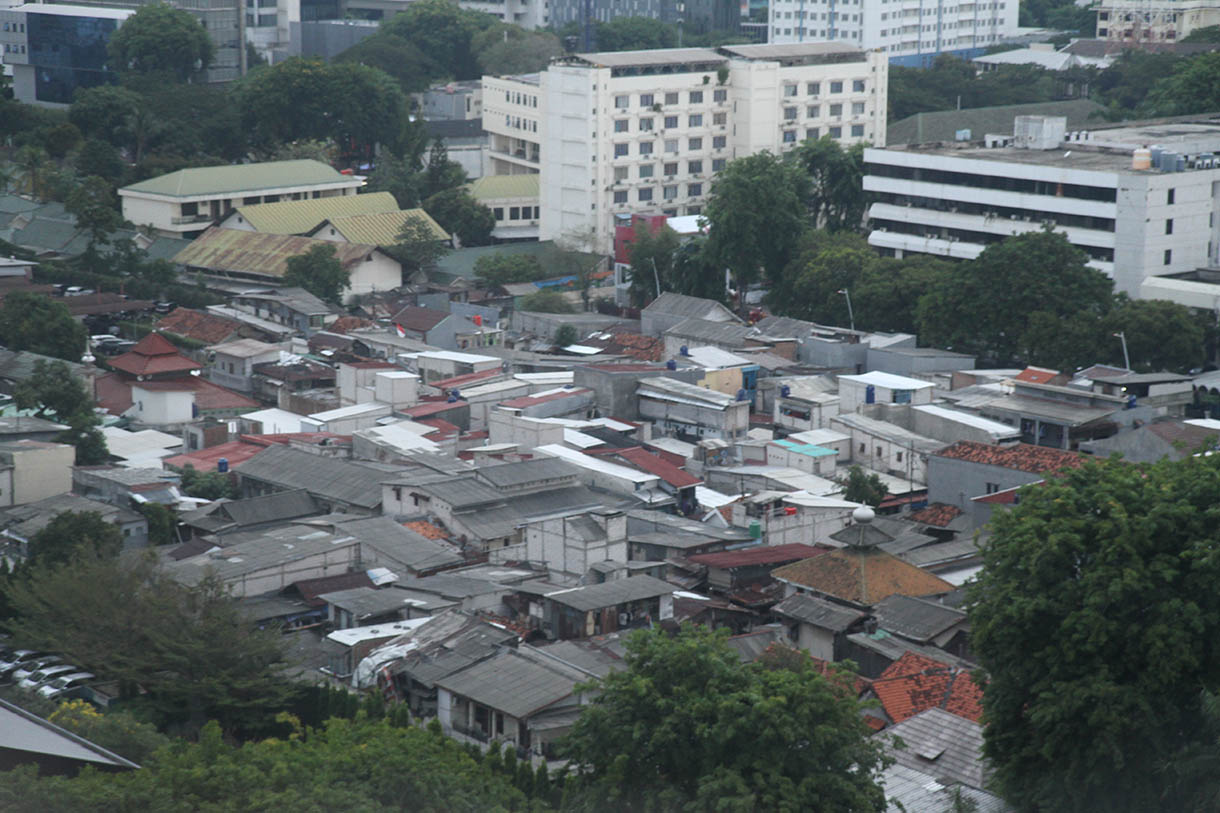 Deretan gedung bertingkat di Jakarta,Rabu (6/11/2024).(BeritaNasional.com/Oke Atmaja)