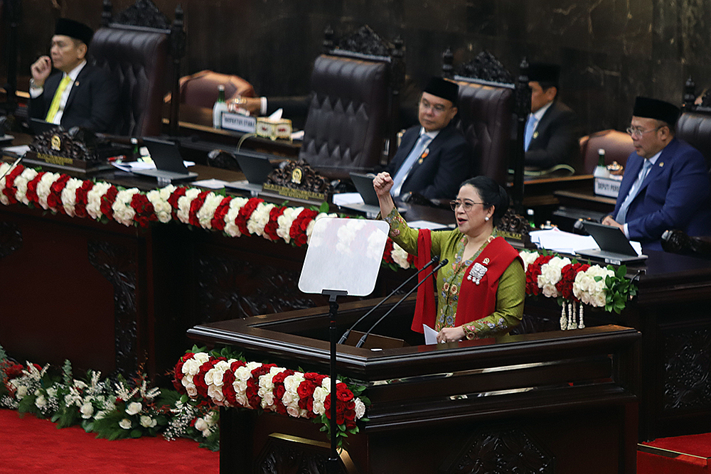 Sidang Paripurna Pembukaan Masa Persidangan I DPR Tahun Sidang 2025-2026. (BeritaNasional/Elvis Sendouw)