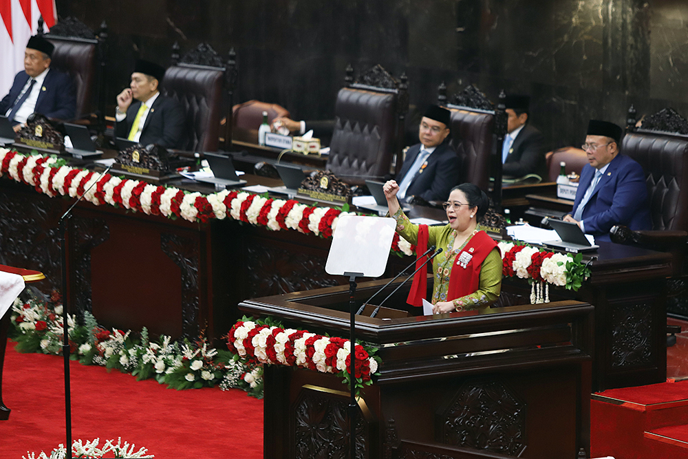 Sidang Paripurna Pembukaan Masa Persidangan I DPR Tahun Sidang 2025-2026. (BeritaNasional/Elvis Sendouw)