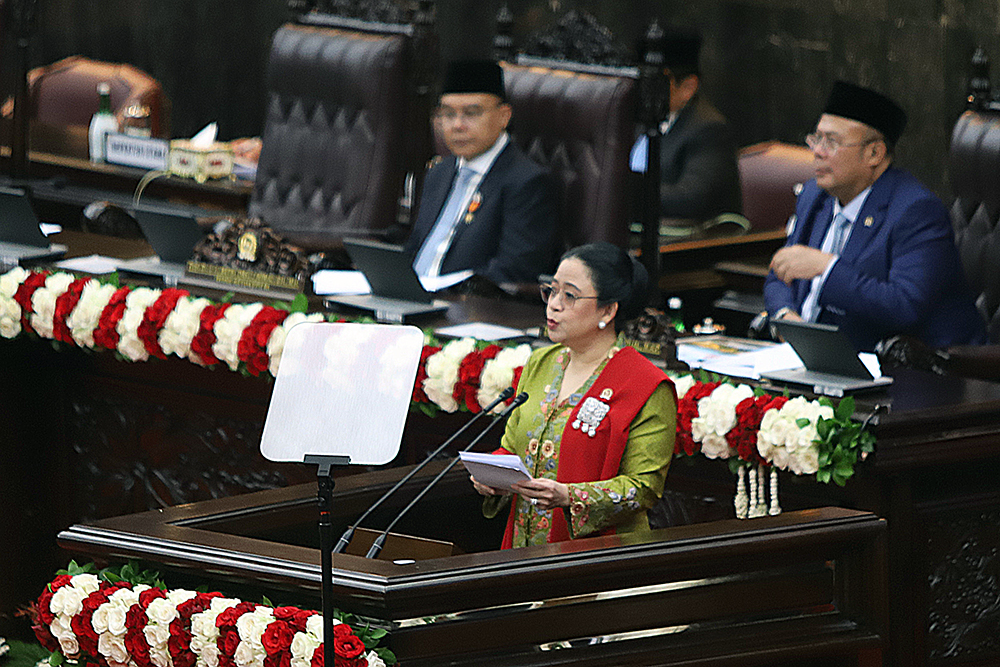 Sidang Paripurna Pembukaan Masa Persidangan I DPR Tahun Sidang 2025-2026. (BeritaNasional/Elvis Sendouw)