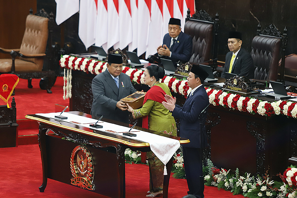 Sidang Paripurna Pembukaan Masa Persidangan I DPR Tahun Sidang 2025-2026. (BeritaNasional/Elvis Sendouw)