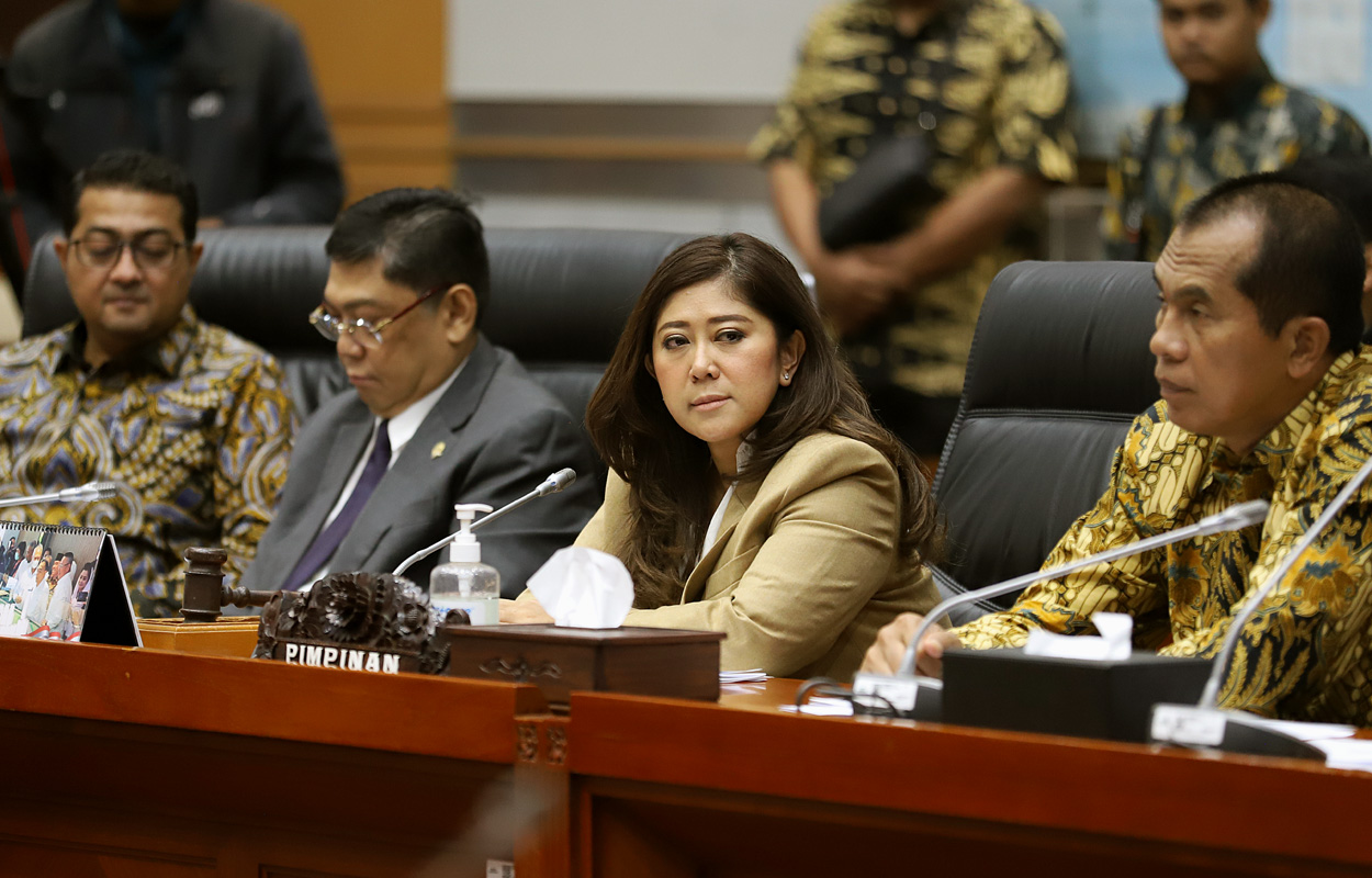 Rapat Kerja Panglima TNI bersama Komisi I. (IndonesiaGlobe/Elvis Sendouw)