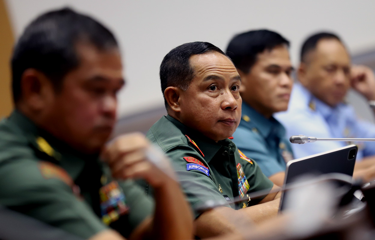 Rapat Kerja Panglima TNI bersama Komisi I. (IndonesiaGlobe/Elvis Sendouw)