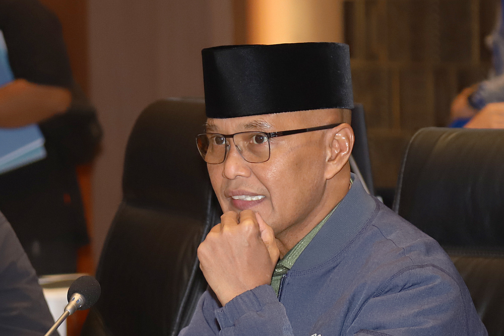Raker Komisi I DPR Bersama Kemenlu Bahas Anggaran 2026 Rapat Kerja Komisi I dengan Kementerian Luar Negeri. (BeritaNasional/Elvis Sendouw)