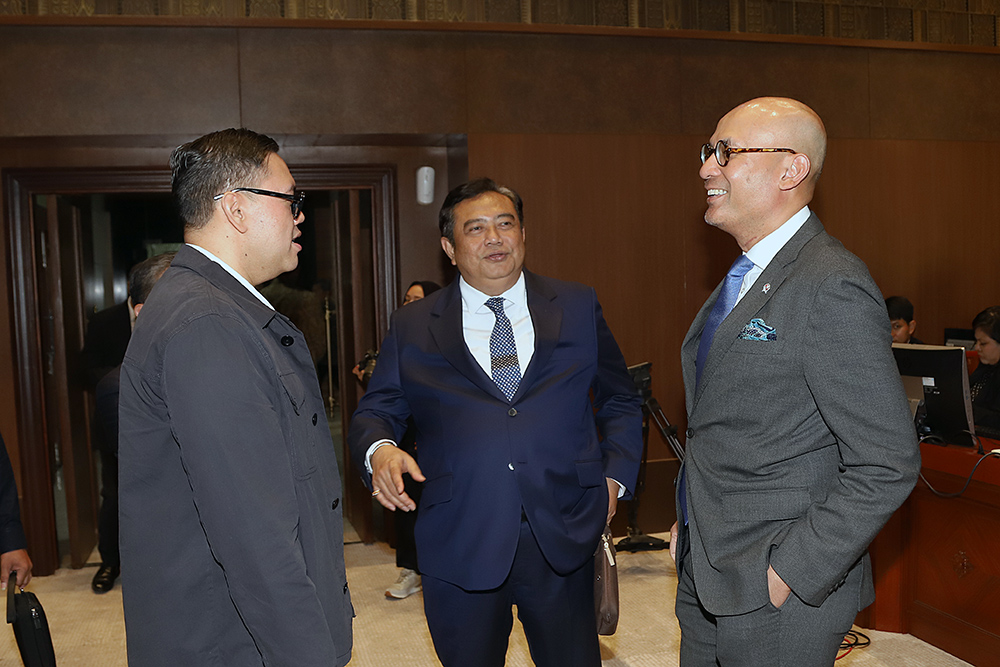 Raker Komisi I DPR Bersama Kemenlu Bahas Anggaran 2026 Rapat Kerja Komisi I dengan Kementerian Luar Negeri. (BeritaNasional/Elvis Sendouw)