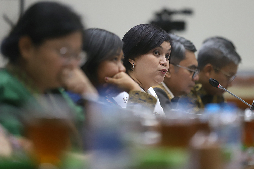 Rapat kerja komisi III bersama KomnasHAM. (BeritaNasional/Elvis Sendouw)