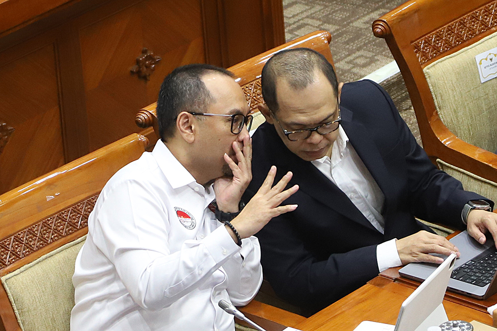 Rapat Kerja Komisi III bersama PPATK, KPK dan BNN. (BeritaNasional/Elvis Sendouw)
