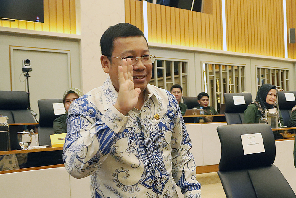 Rapat kerja komisi IV bersama Kepala Badan Pangan Nasional. (BeritaNasional/Elvis Sendouw)