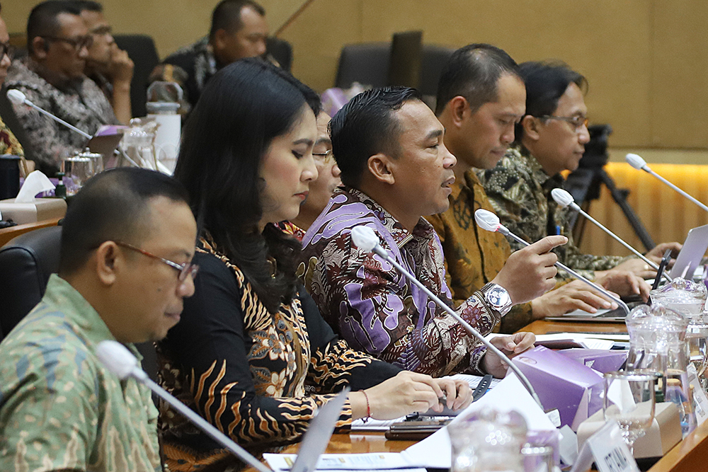 Rapat Kerja Komisi IX dengan Menteri Kependudukan dan Pembangunan Keluarga/Kepala BKKBN bahas pencegahan Stunting. (BeritaNasional/Elvis Sendouw)