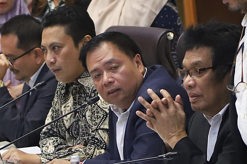 Rapat Kerja Komisi V bersama Kementerian dan Lembaga bahas Anggaran. (BeritaNasional/Elvis Sendouw)