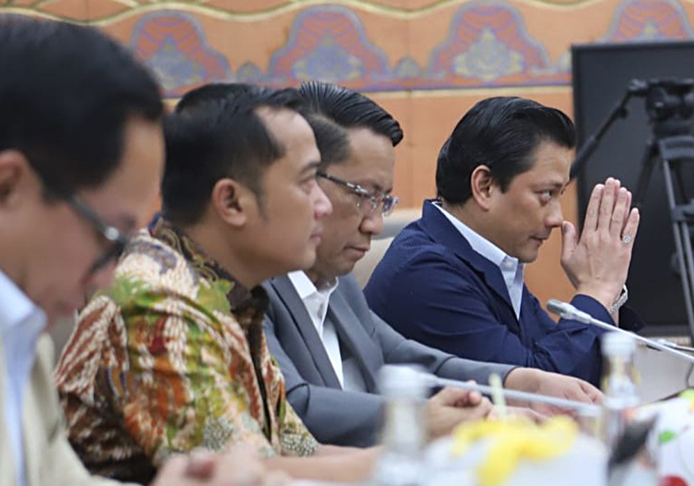 Komisi VI DPR gelar Rapat Kerja Tingkat I dengan Kementerian BUMN RI, Menteri Hukum RI, Kementerian Keuangan RI, dan Kementerian Sekretaris Negara RI terkait pembahasan RUU BUMN. (BeritaNasional/Elvis Sendouw)