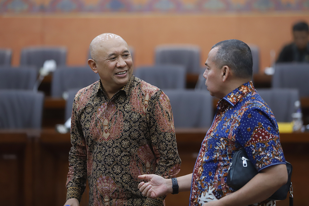 Rapat kerja Komisi VI bersama Menkop dan Mendag. (BeritaNasional/Elvis Sendouw)