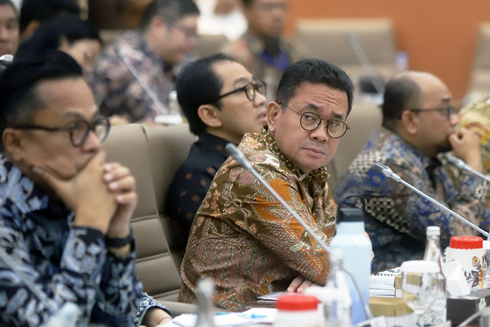 Menteri Perdagangan (Mendag) Budi Santoso. (BeritaNasional/Elvis Sendouw)