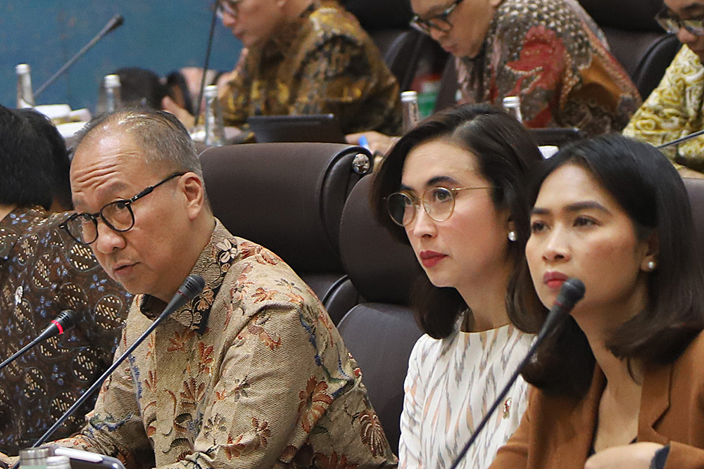 Raker Komisi VII Bersama Menperin dan Menpar Bahas Anggaran 2026 Rapat Kerja Komisi VII denggan Menteri Perindustrian dan Menteri Pariwisata. (BeritaNasional/Elvis Sendouw)