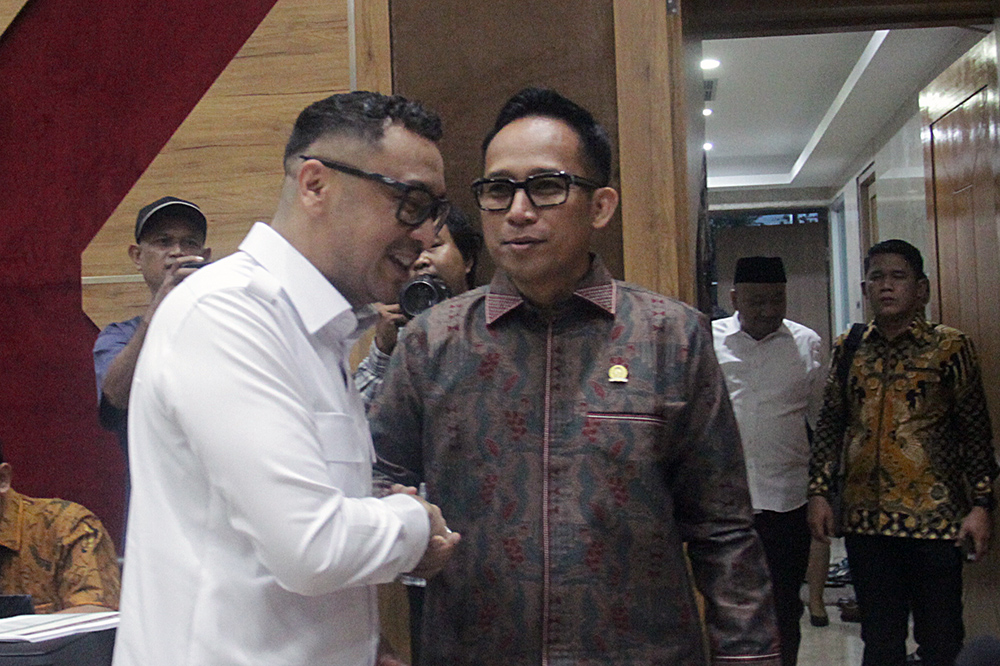 Raker Komisi X Bersama Wakil Menteri kebudayaan Bahas RKA Kembud Tahun 2026 Rapat Kerja komisi X dengan Wakil Menteri Kebudayaan. (BeritaNasional/Elvis Sendouw)