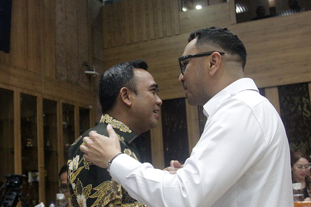 Raker Komisi X Bersama Wakil Menteri kebudayaan Bahas RKA Kembud Tahun 2026 Rapat Kerja komisi X dengan Wakil Menteri Kebudayaan. (BeritaNasional/Elvis Sendouw)