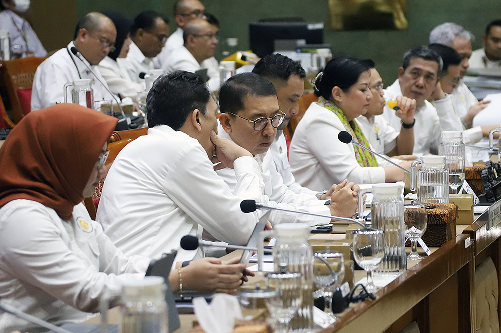 Raker Komisi X dengan Kementerian Kebudayaan Rapat Kerja Komisi X bersama Kementerian Kebudayaan. (BeritaNasional/Elvis Sendouw)