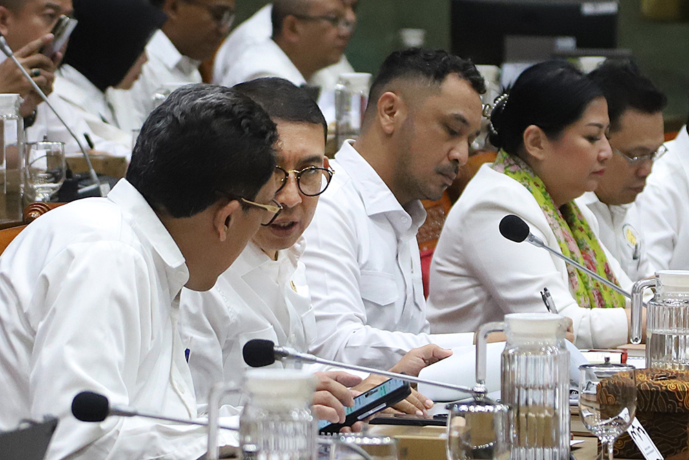 Raker Komisi X dengan Kementerian Kebudayaan Rapat Kerja Komisi X bersama Kementerian Kebudayaan. (BeritaNasional/Elvis Sendouw)