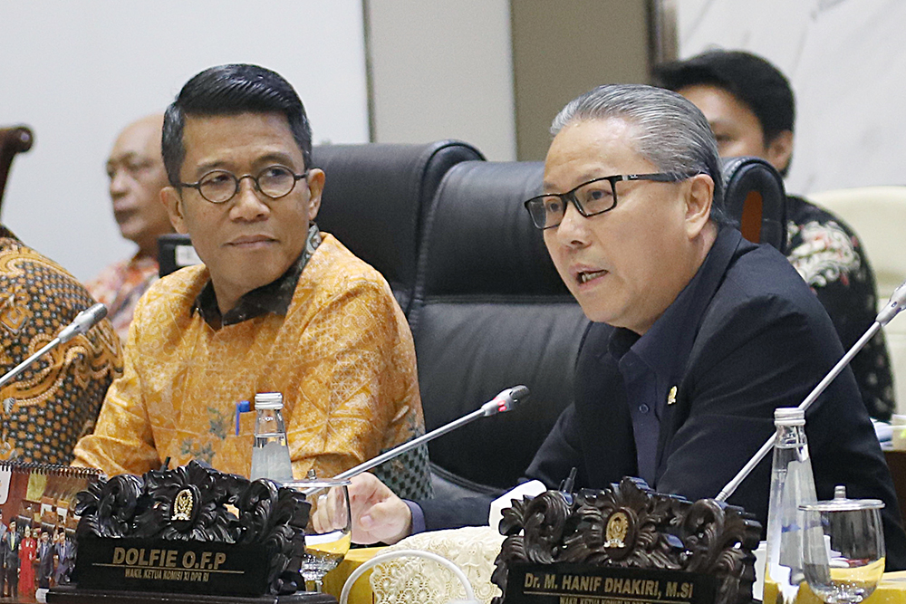 Raker Komisi XI Bahas LKPP Tahun Anggaran 2024 Kementerian Keuangan Rapat Kerja Komisi XI bersama Kementerian Keuangan bahas LKPP Tahun Anggaran 2024. (BeritaNasional/Elvis Sendouw)