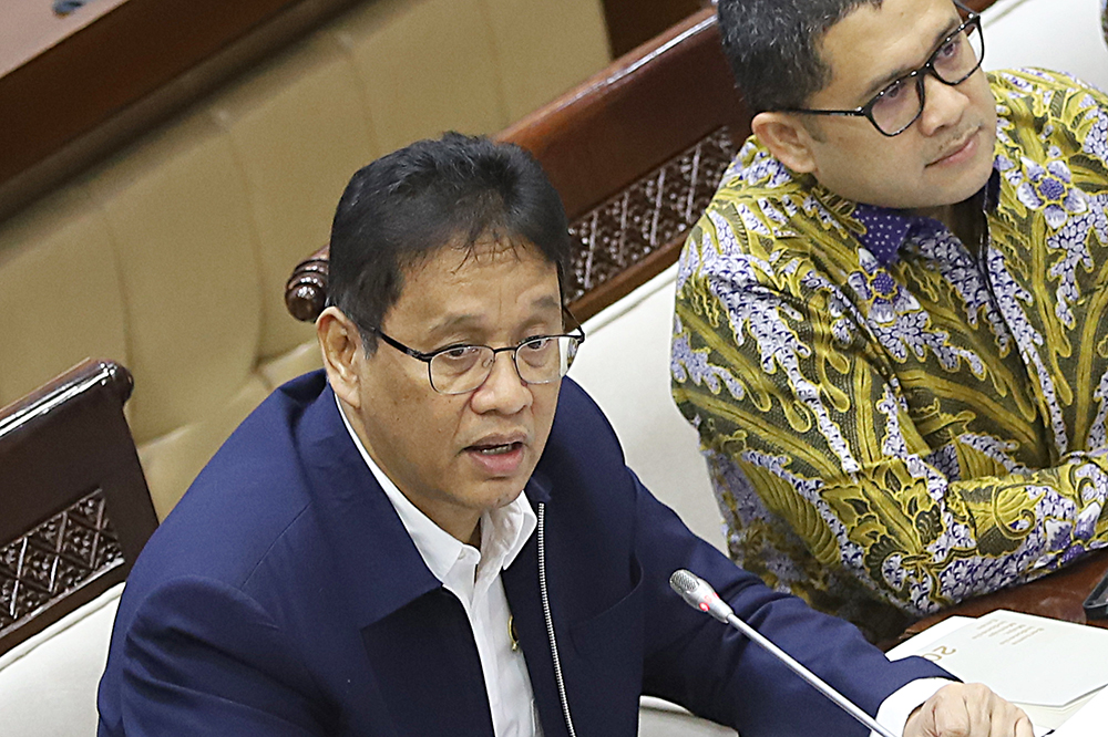 Rapat Kerja Komisi XI dengan Kementerian Keuangan. (BeritaNasional/Elvis Sendouw)