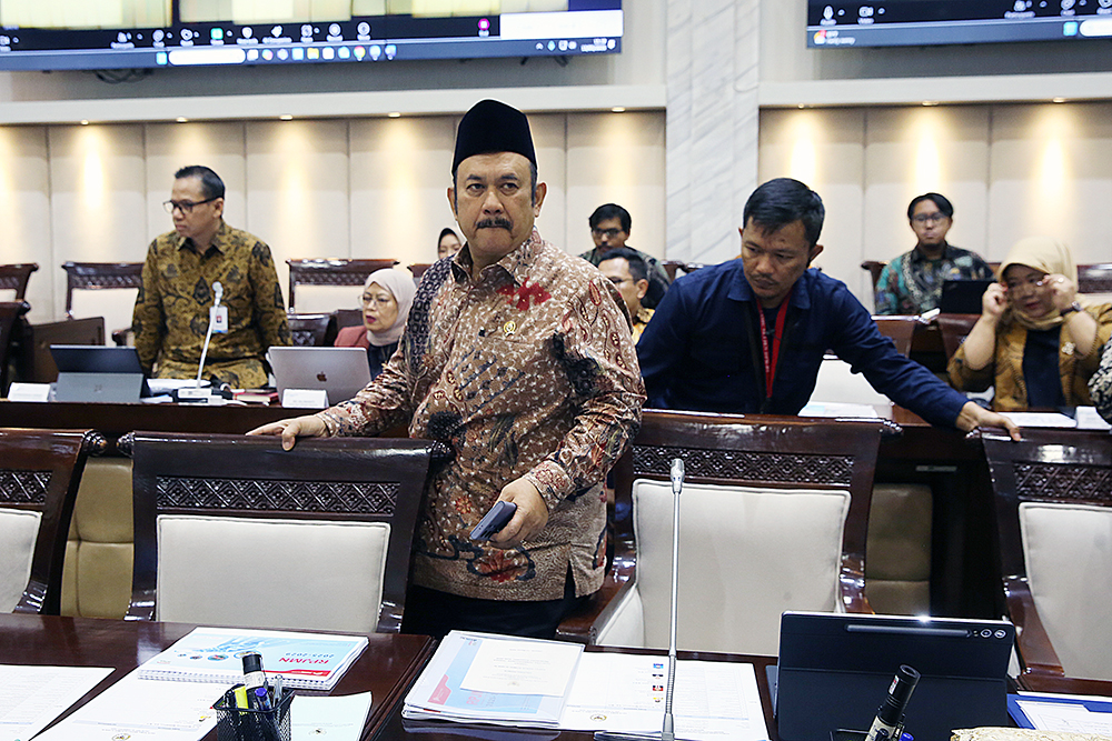 Rapat kerja Komisi XI dengan Menteri Perencanaan Pembangunan Nasional (PPN)/Kepala Bappenas. (BeritaNasional/Elvis Sendouw)