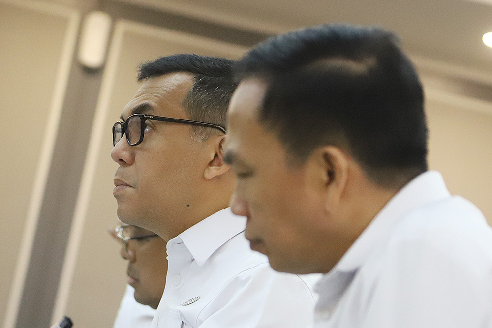 Raker Komisi XIII Bersama IMIPAS Bahas Laporan Keuangan APBN Tahun 2024 Rapat Kerja Komisi XIII dengan Wakil Menteri Imigrasi dan Pemasyarakatan (Wamen Imipas) Silmy Karim serta jajaran. (BeritaNasional/Elvis Sendouw)