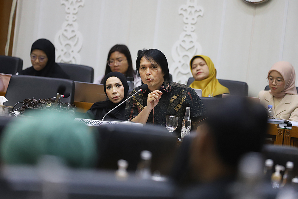 Rapat Baleg Bahas RUU Hak Cipta Rapat Badan Legislasi DPR bahas RUU Hak Cipta. (BeritaNasional/Elvis Sendouw)