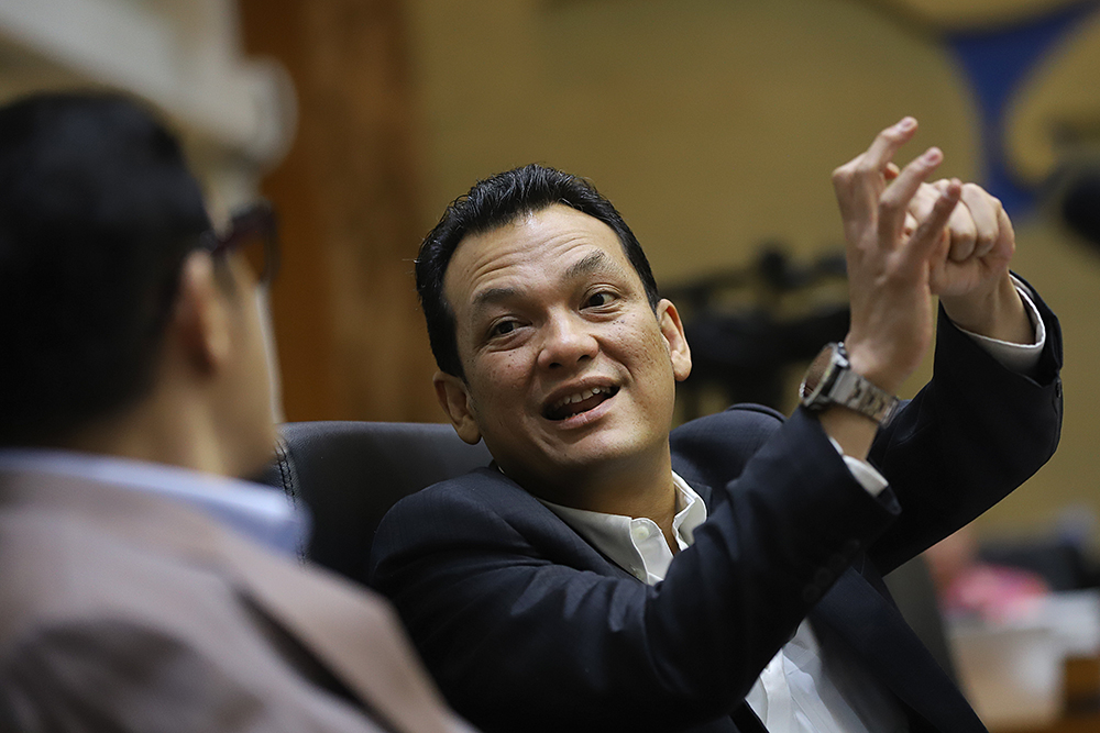 Rapat Baleg Bahas RUU Hak Cipta Rapat Badan Legislasi DPR bahas RUU Hak Cipta. (BeritaNasional/Elvis Sendouw)