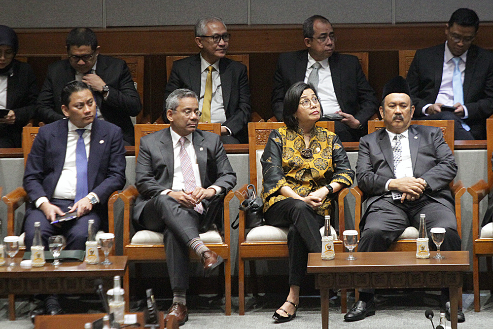 Rapat Paripurna DPR Masa Persidangan I Tahun Sidang 2025-2026 . (BeritaNasional/Elvis Sendouw)