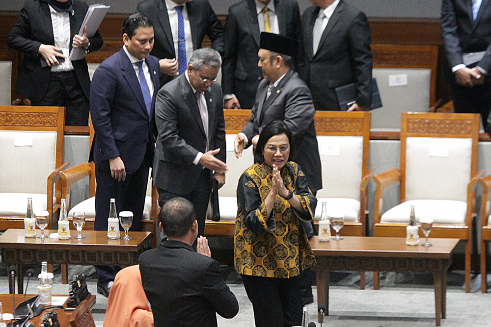 Rapat Paripurna DPR Masa Persidangan I Tahun Sidang 2025-2026 . (BeritaNasional/Elvis Sendouw)