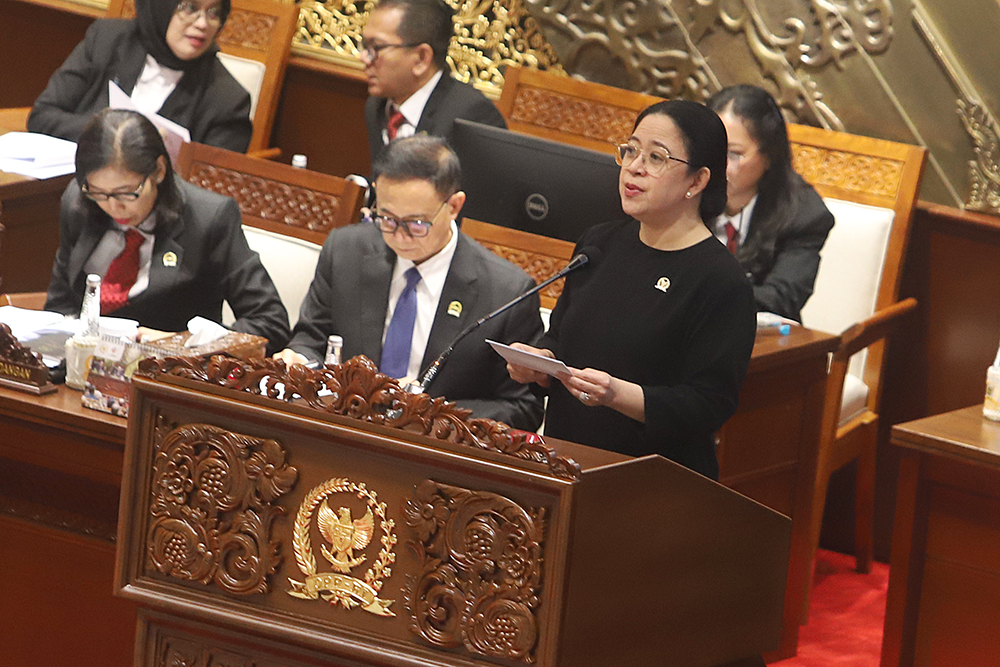 Rapat Paripurna DPR Pembukaan Masa Persidangan IV Tahun Sidang 2024-2025 Rapat Paripurna ke-20 DPR RI Pembukaan Masa Persidangan IV Tahun Sidang 2024-2025. (BeritaNasional/Elvis Sendouw)