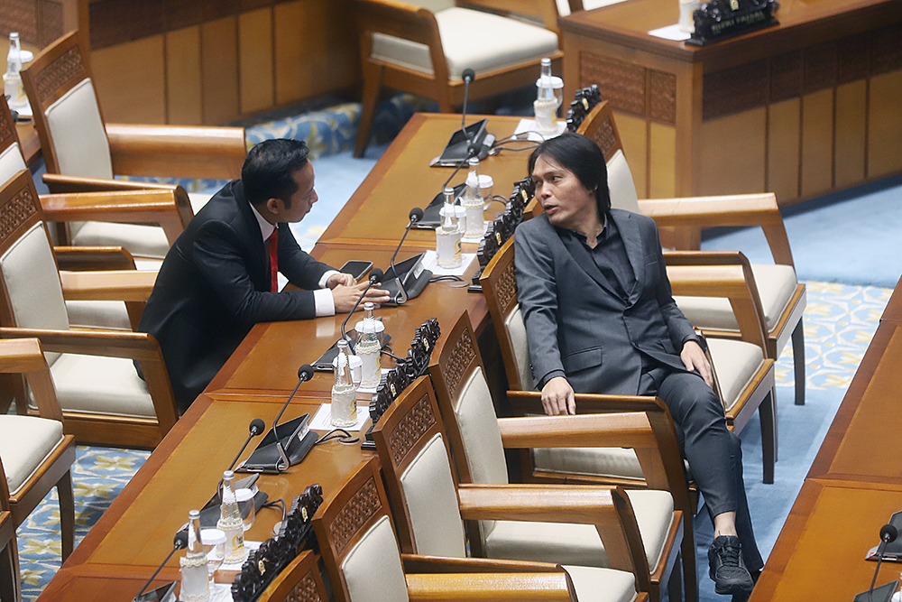 Ketua DPR Puan Maharani menyampaikan pidato pada Rapat Paripurna Ke-11 Masa Persidangan III Tahun Sidang 2025-2026. (BeritaNasional/Elvis Sendouw)