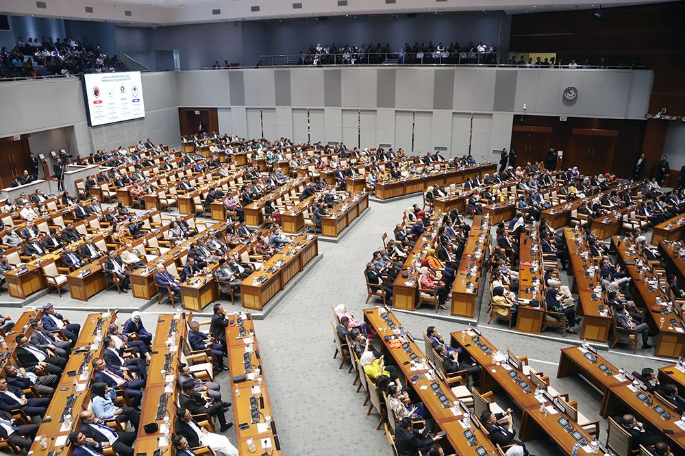 Sidang Paripurna DPR RI Penetapan AKD. (BeritaNasional/Elvis Sendouw)