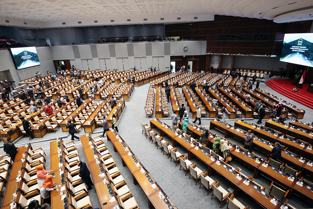 rapat paripurna ke-22 Masa Persidangan V Tahun Sidang 2023-2024