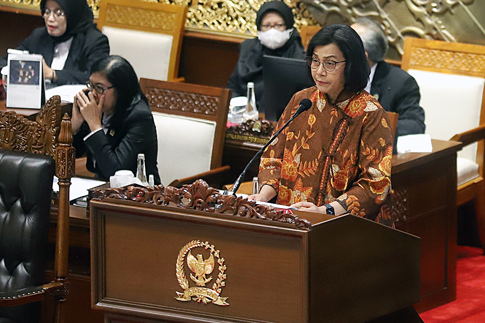 Rapat Paripurna ke-5 Masa Persidangan I Tahun Sidang 2024-2025 di Gedung Nusantara II, kompleks Parlemen, Senayan, Jakarta. (BeritaNasional/Elvis Sendouw)