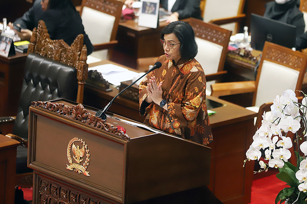 Rapat Paripurna ke-5 Masa Persidangan I Tahun Sidang 2024-2025 di Gedung Nusantara II, kompleks Parlemen, Senayan, Jakarta. (BeritaNasional/Elvis Sendouw)